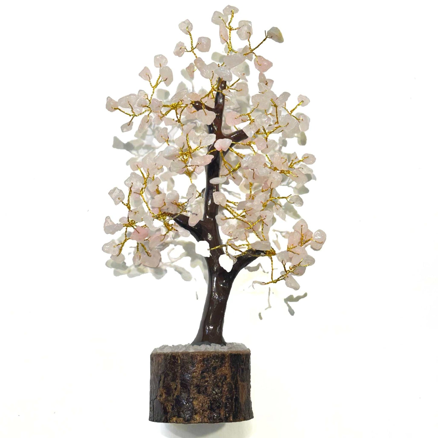 Rose Quartz Crystal Gem Tree Sacred Crystals