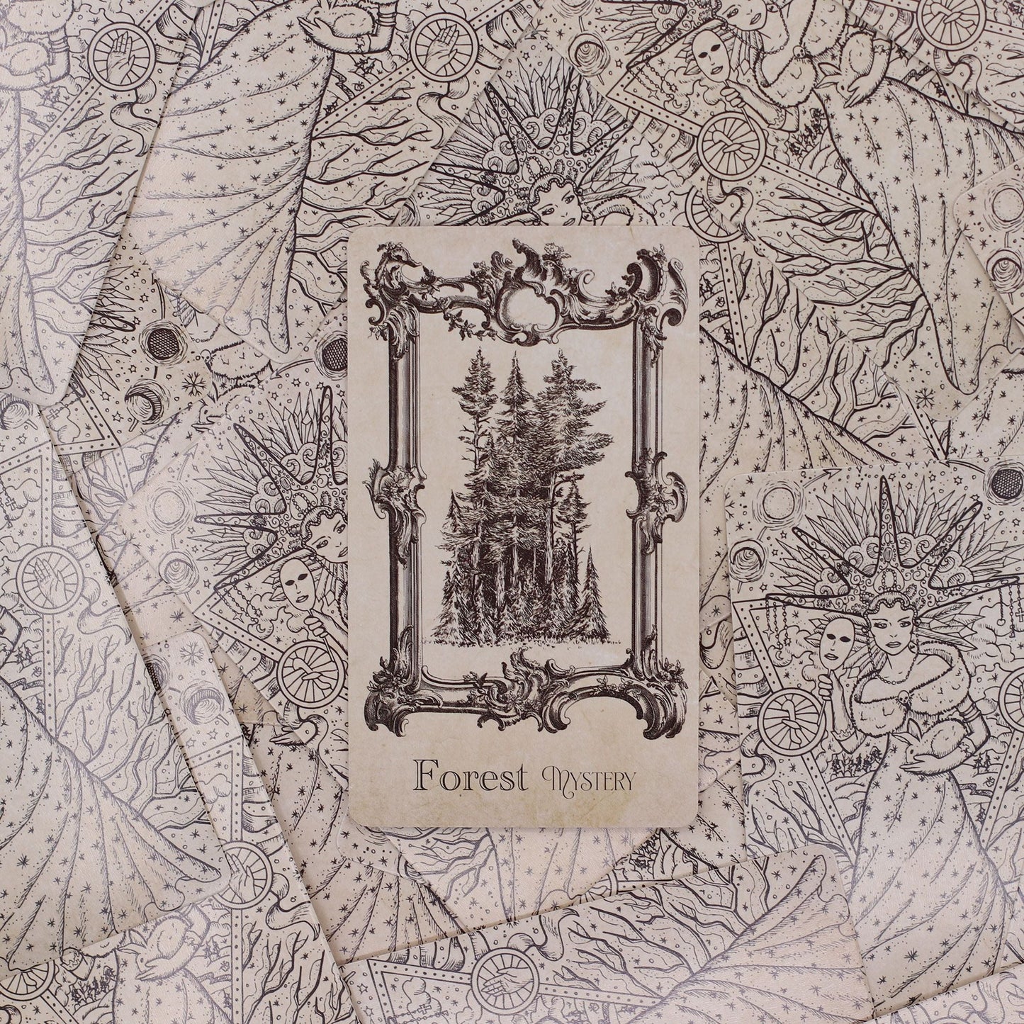 The Spellbook Oracle Cards- Witchcraft Deck Midnightt Light