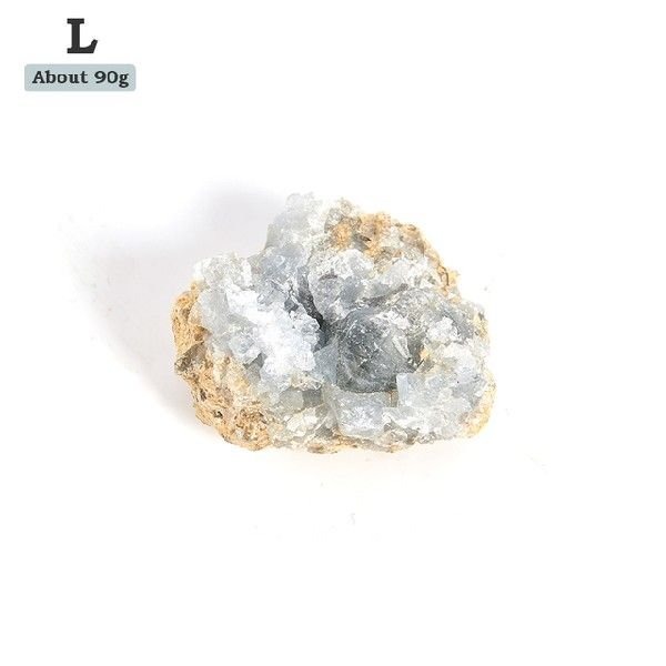 Natural Raw Celestite Crystal Midnightt Light