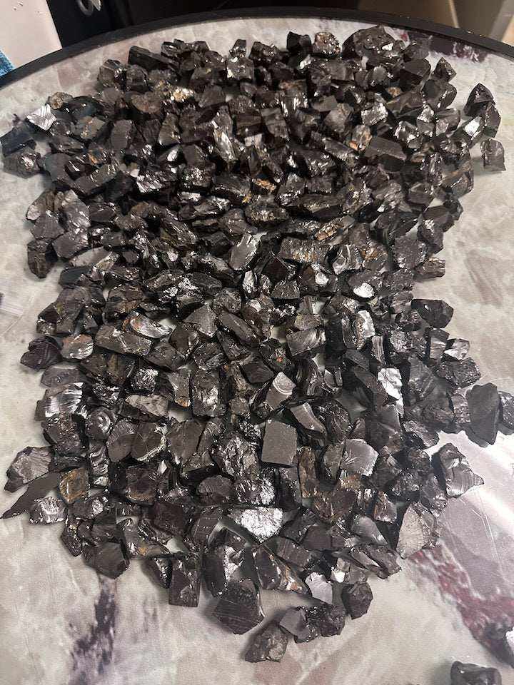 Raw Russian Shungite Sacred Crystals