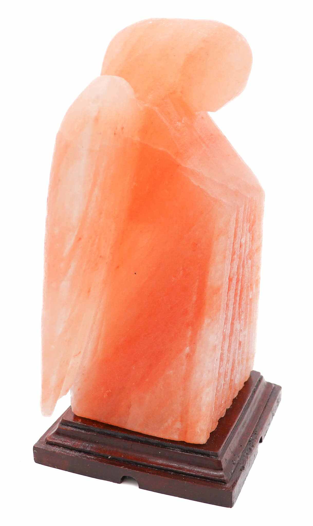Himalayan Salt ANGEL Shaped Salt Lamp (7-8lb) Sacred Crystals