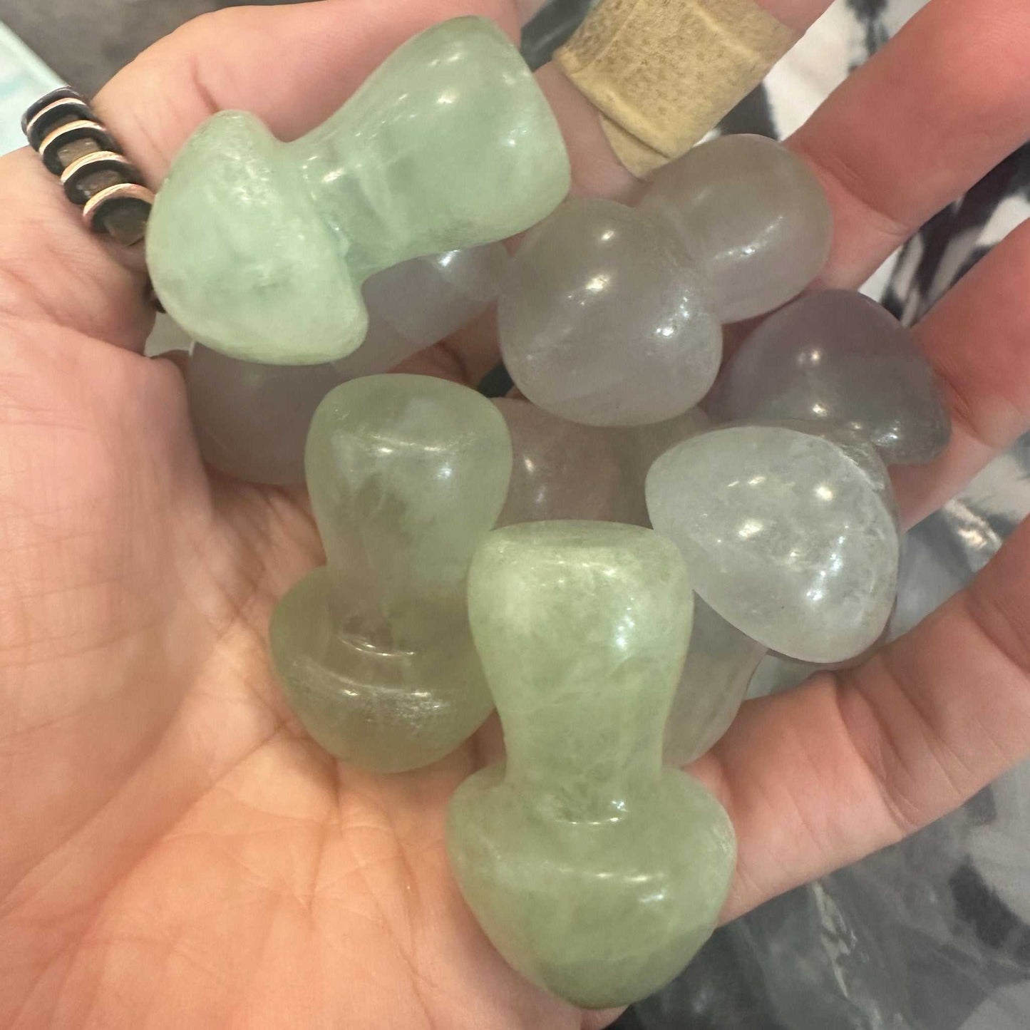 1.5" Fluorite Mushroom Sacred Crystals