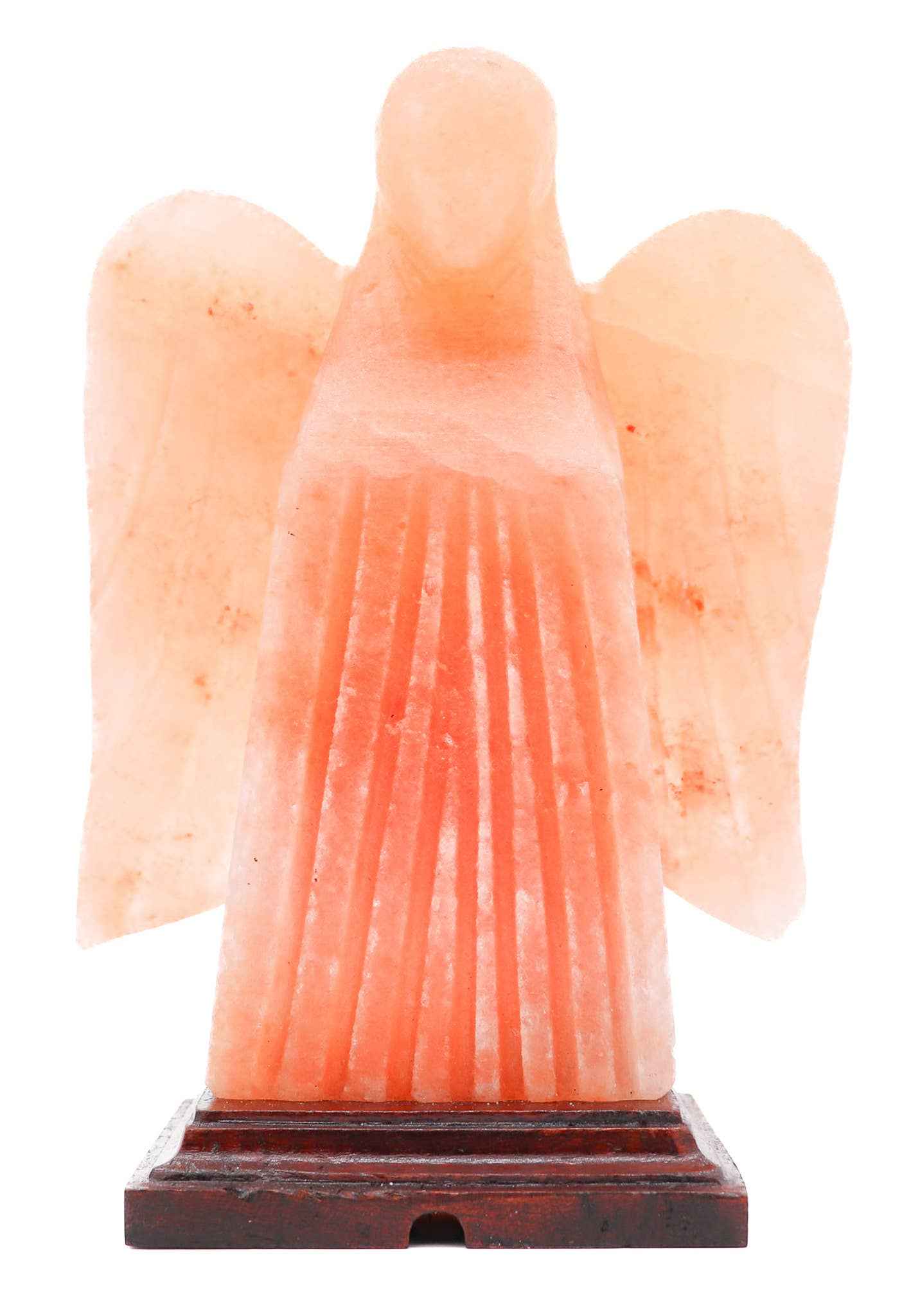 Himalayan Salt ANGEL Shaped Salt Lamp (7-8lb) Sacred Crystals