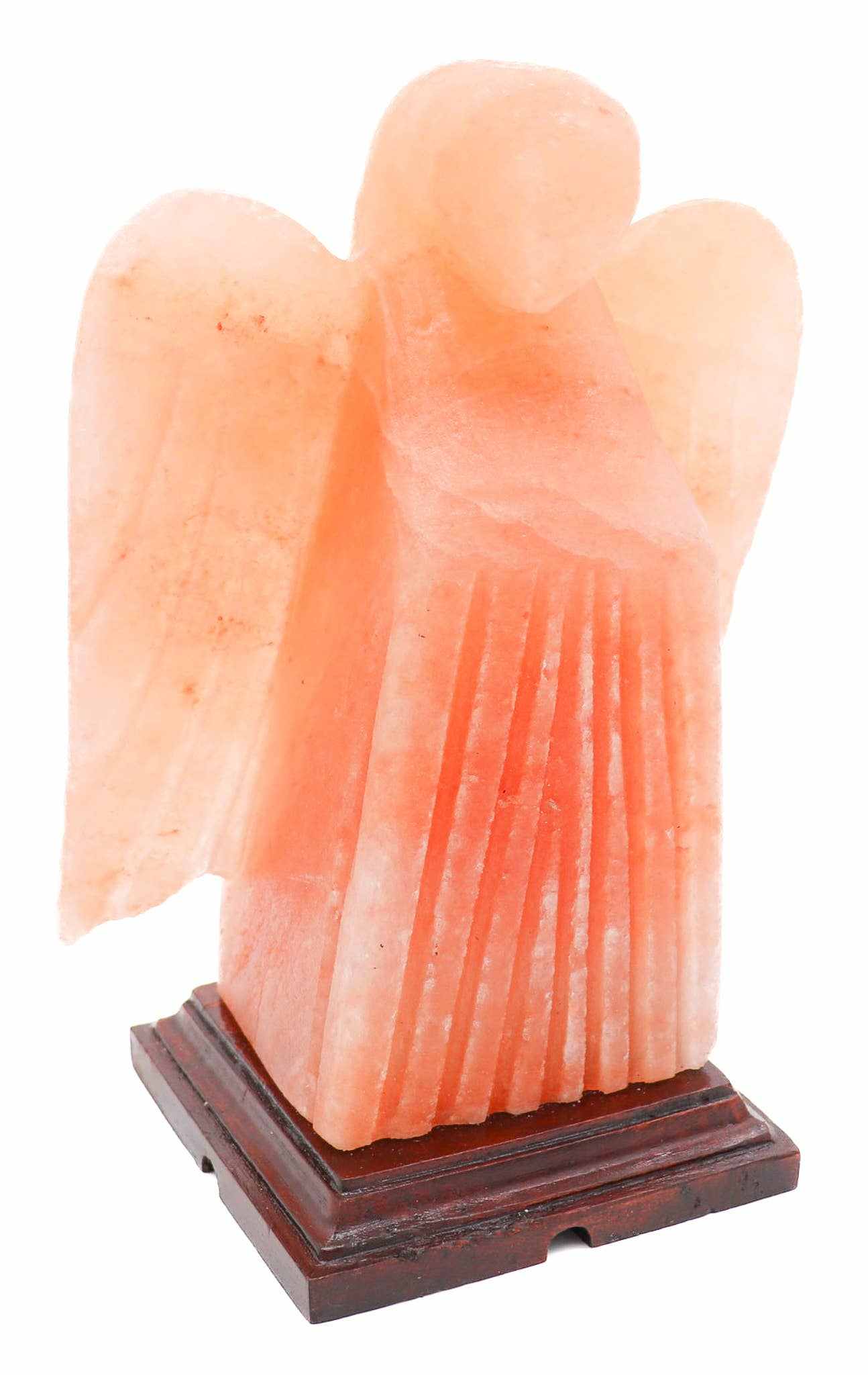 Himalayan Salt ANGEL Shaped Salt Lamp (7-8lb) Sacred Crystals