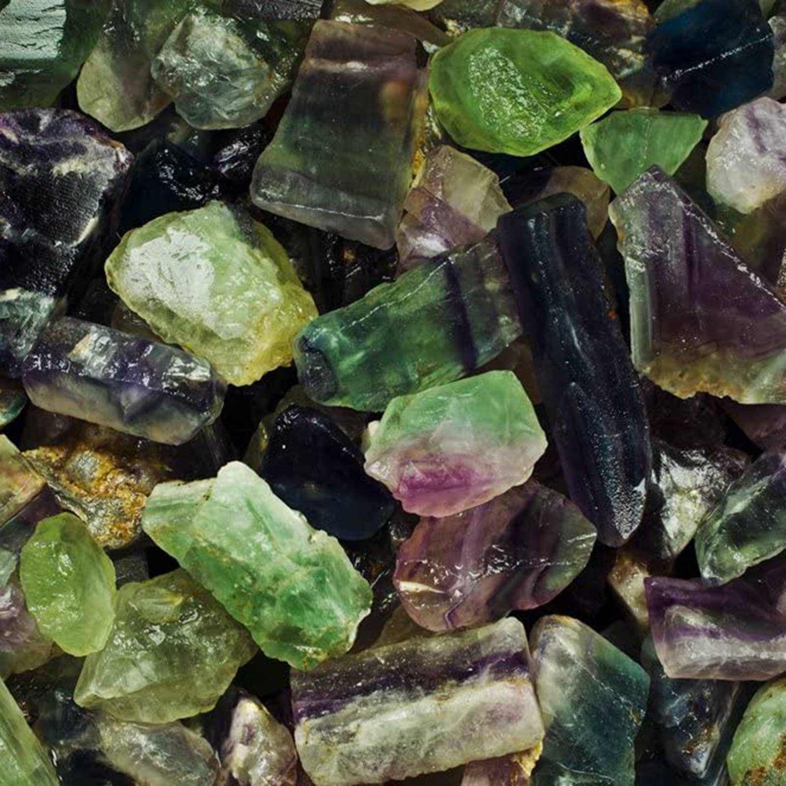 Rough Rainbow Fluorite – Raw Stone from China Sacred Crystals