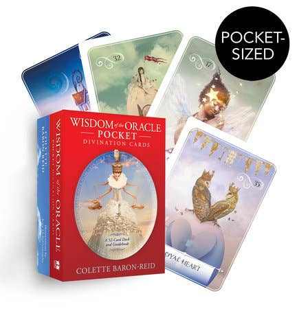 Wisdom of The Oracle Pocket Divination Cards Sacred Crystals