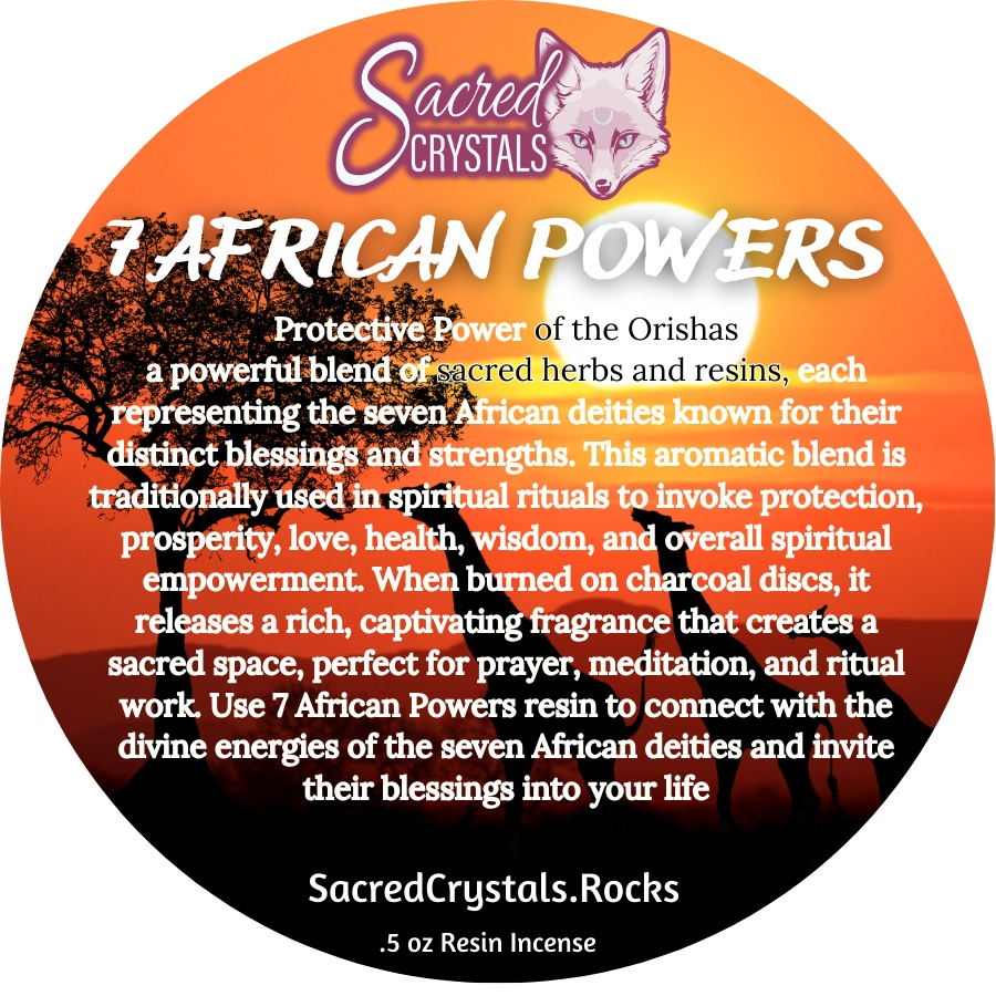 Powerful Resin Incense Sacred Crystals