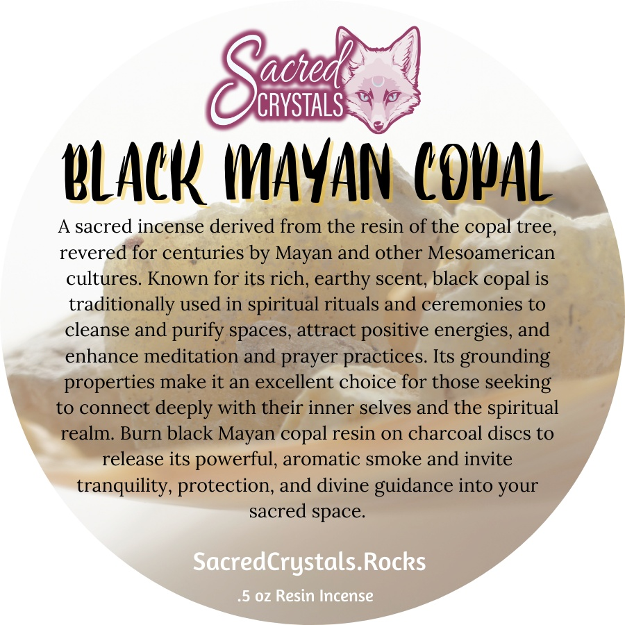 Powerful Resin Incense Sacred Crystals