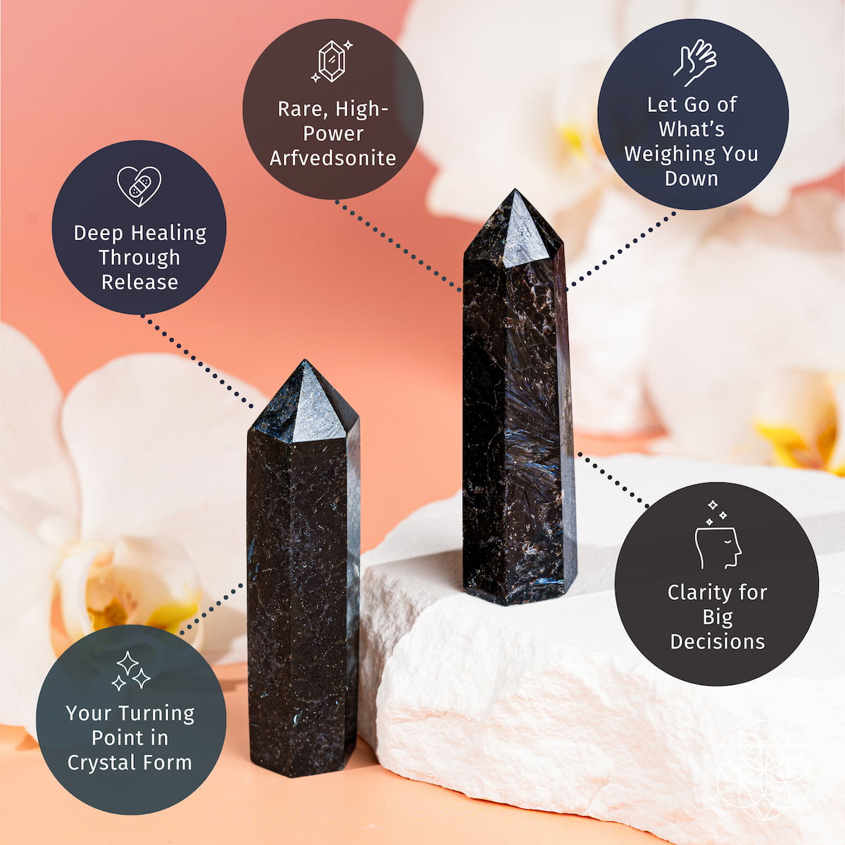 This Is Your Breakthrough – Rare Arfvedsonite Point Conscious Items