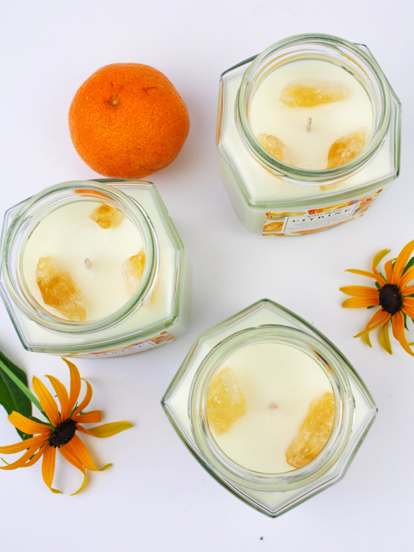 Crystal Candle Ash & Rose