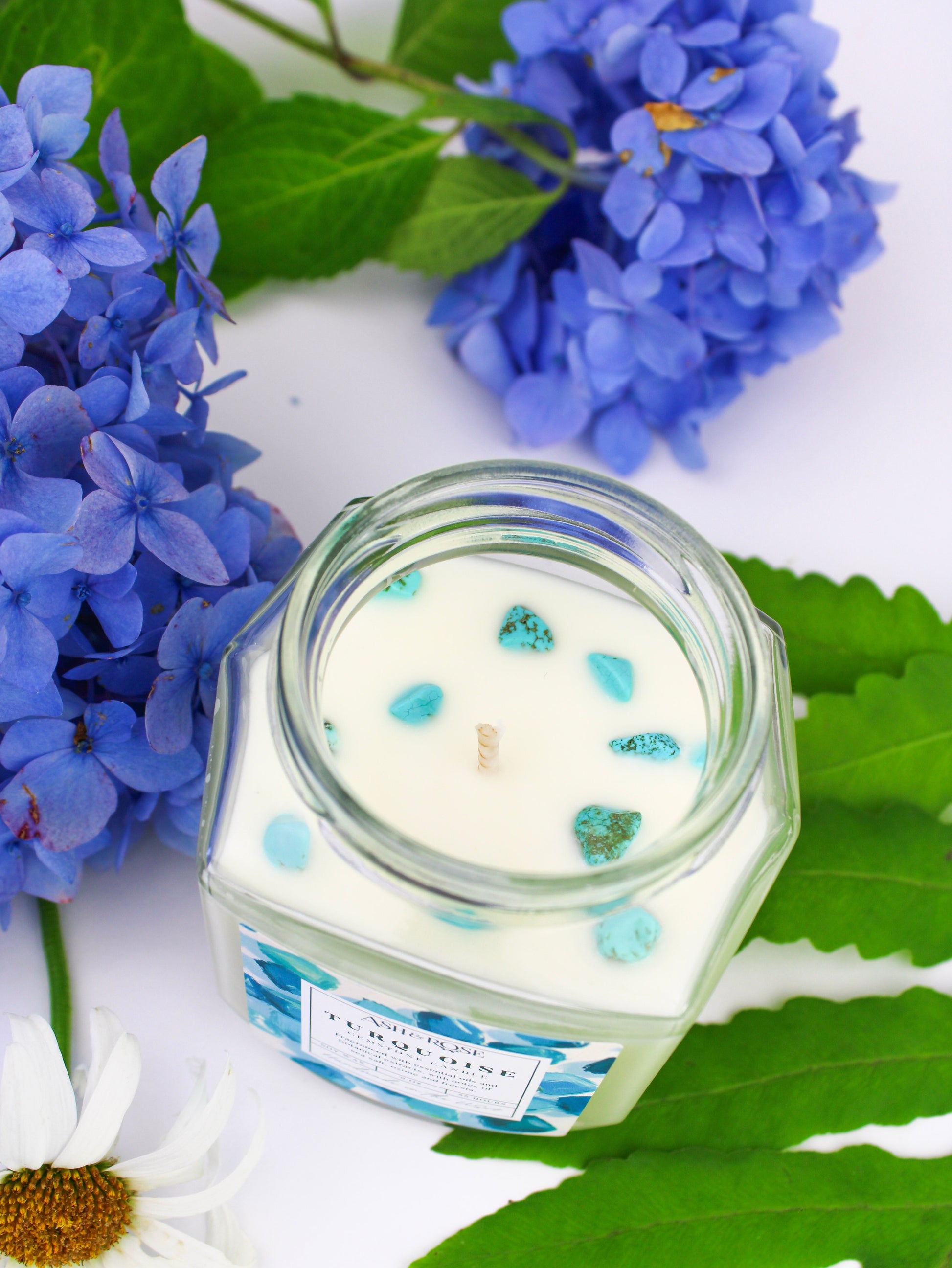 Crystal Candle Ash & Rose