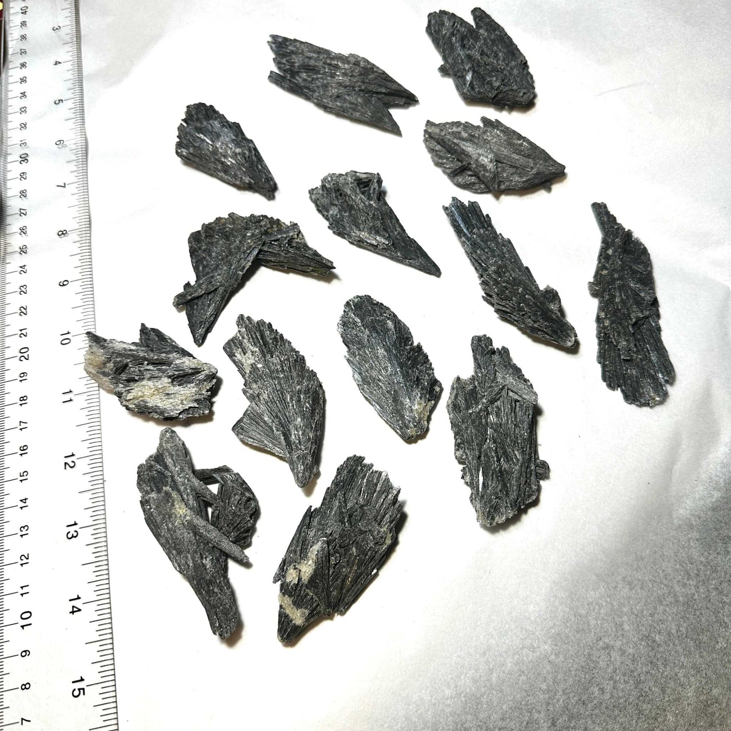 Black Kyanite Rough Sacred Crystals