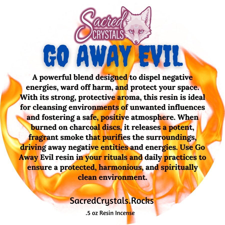 Powerful Resin Incense Sacred Crystals