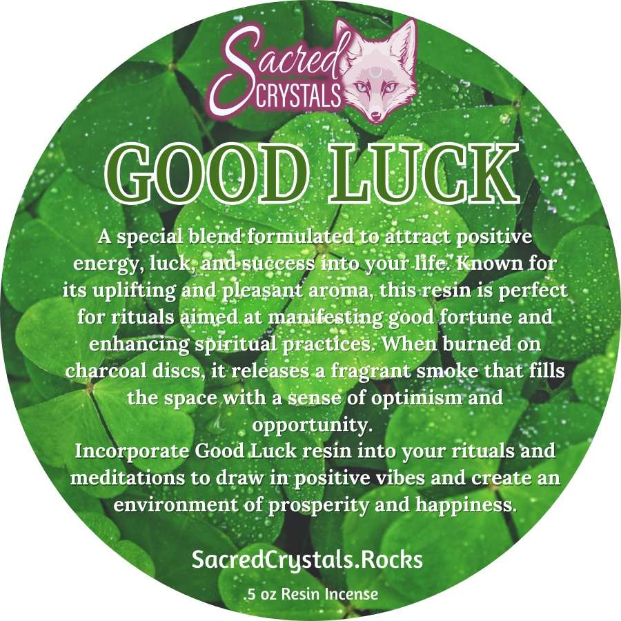 Powerful Resin Incense Sacred Crystals