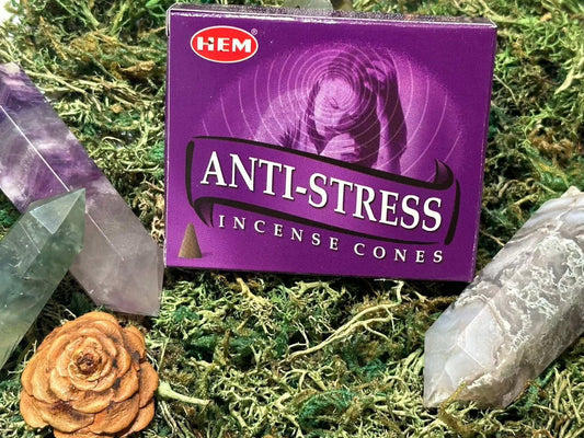 Incense Cones - Anti Stress Sacred Crystals