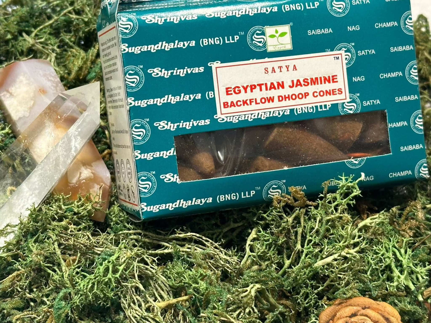Backflow Incense Cones - Satya Sacred Crystals