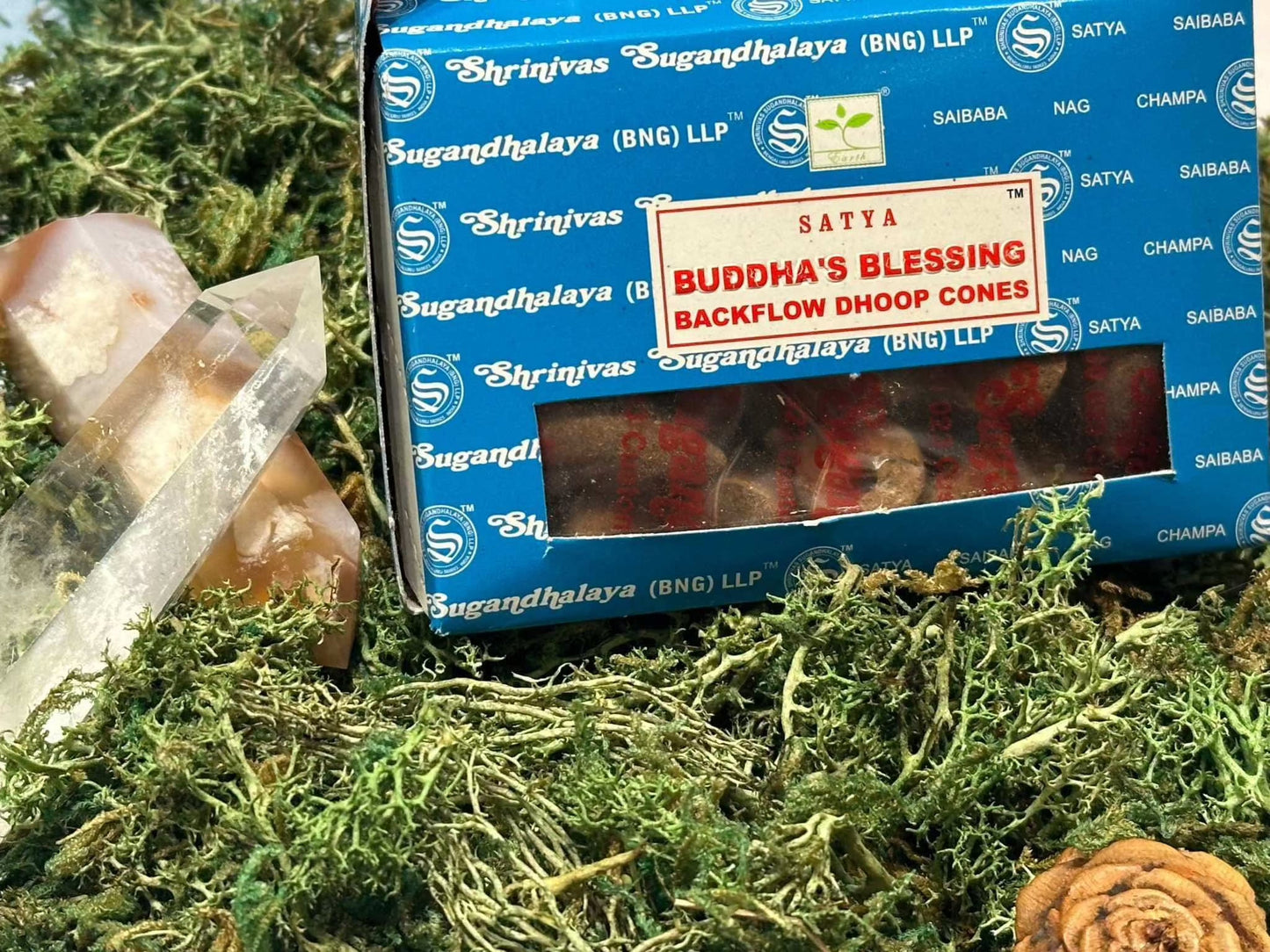 Backflow Incense Cones - Satya Sacred Crystals