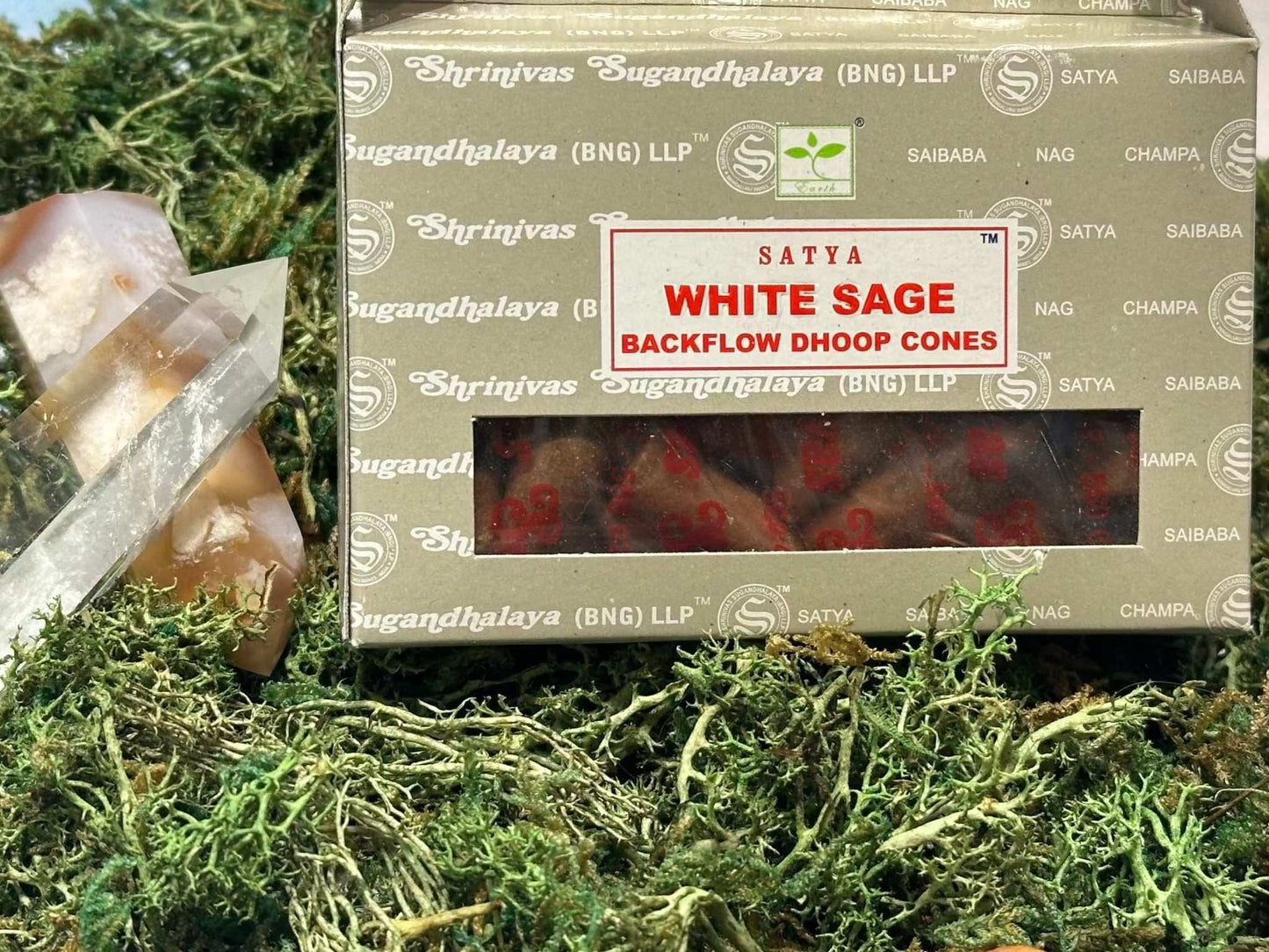 Backflow Incense Cones - Satya Sacred Crystals