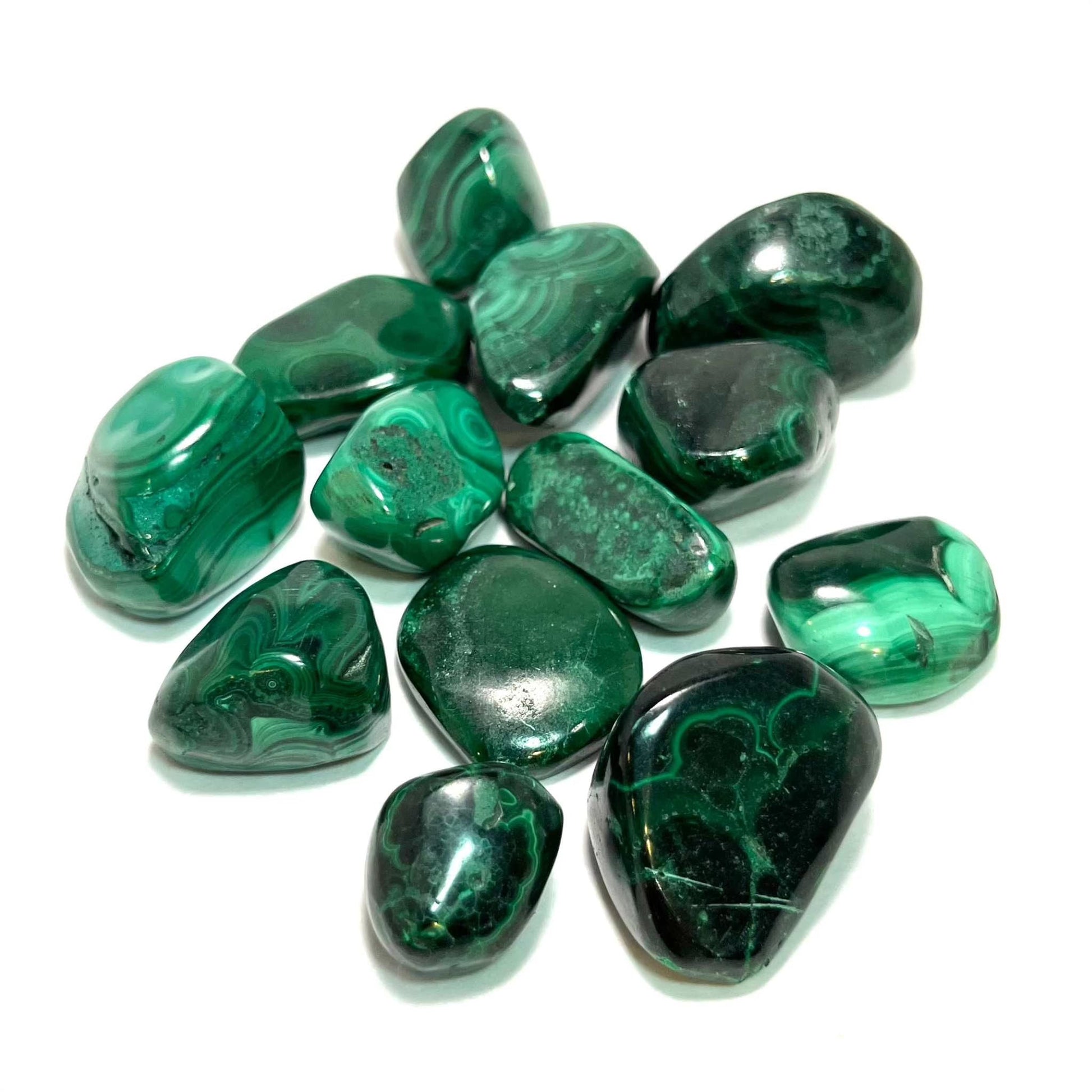 Malachite Tumbled Stone Sacred Crystals