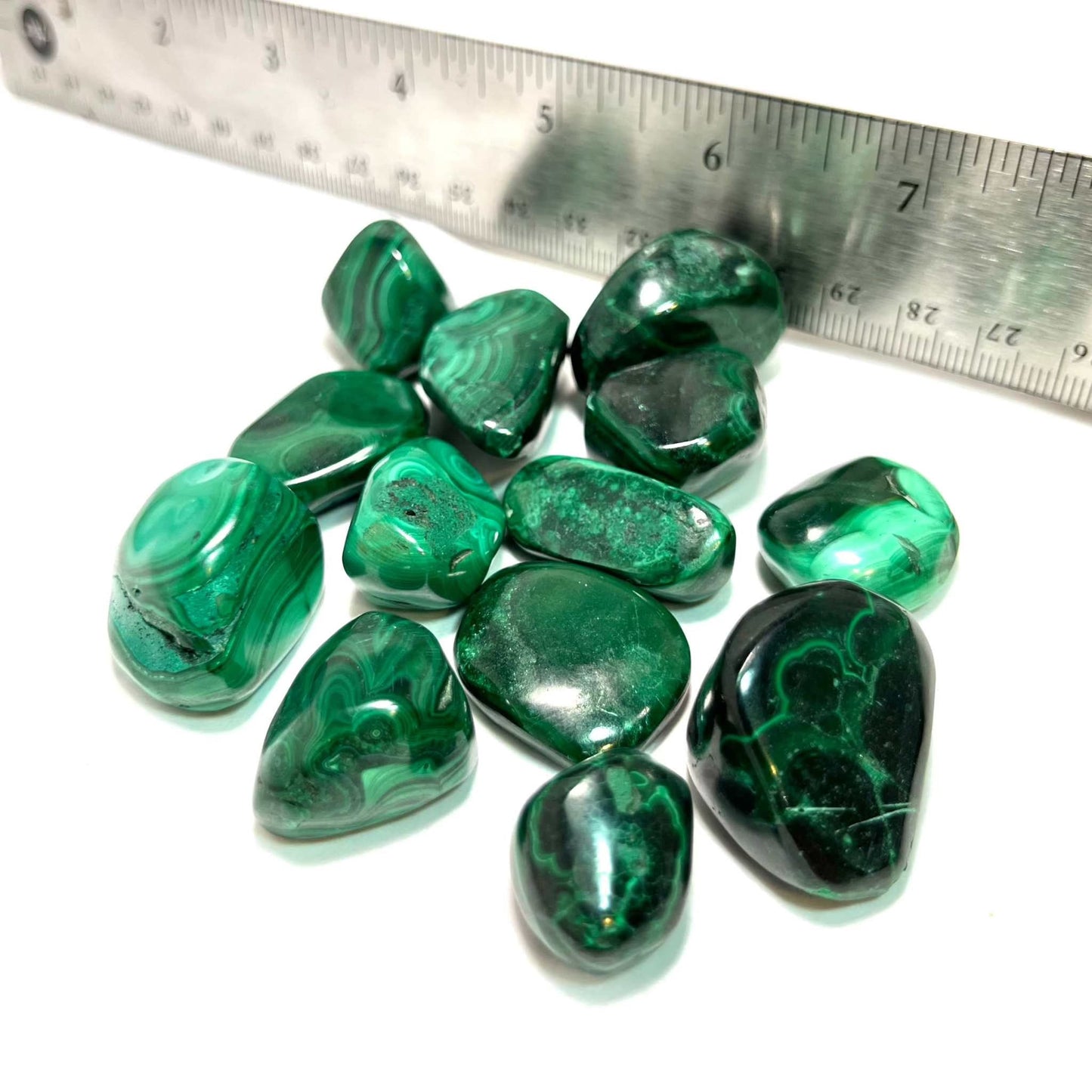Malachite Tumbled Stone Sacred Crystals