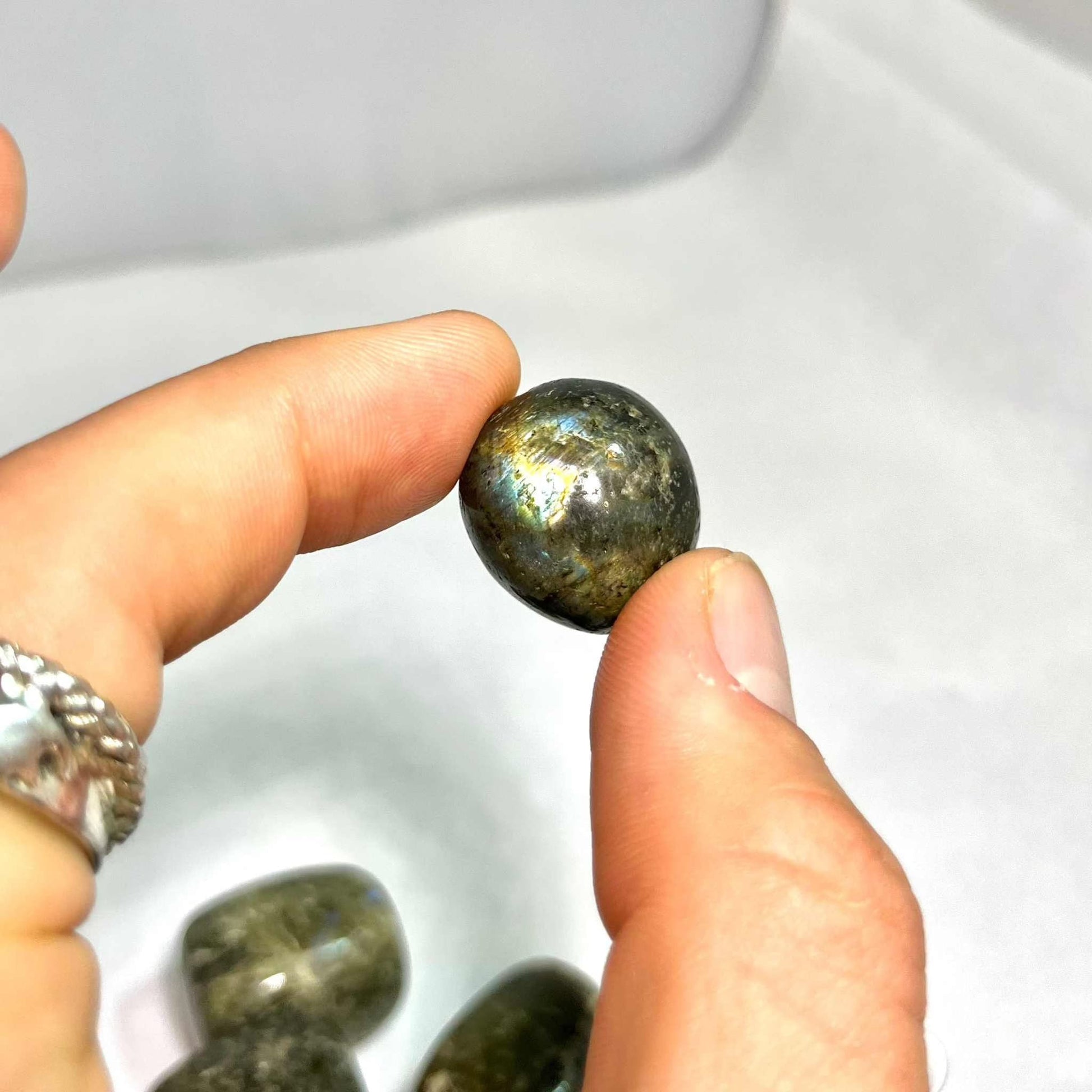 Labradorite Tumbled Pocket Stone Sacred Crystals
