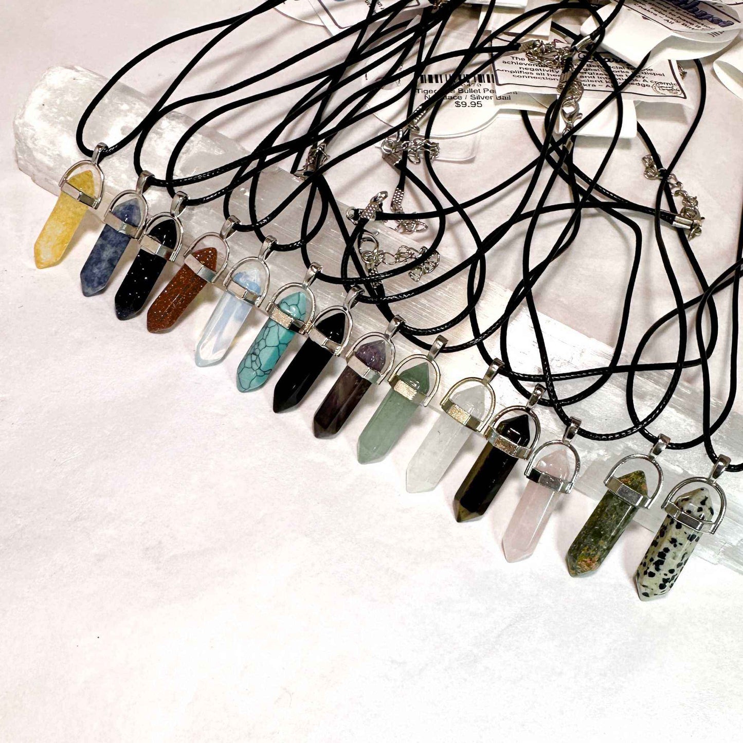 Unakite Bullet Point Necklace Sacred Crystals