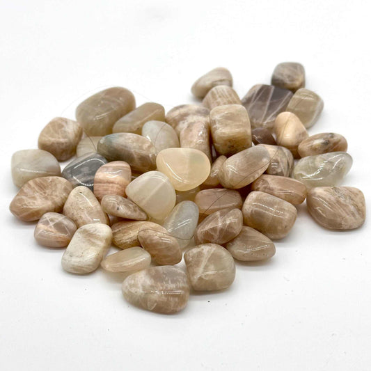 Multi-Color Moonstone Tumbled Stone - The Traveler's Stone Sacred Crystals