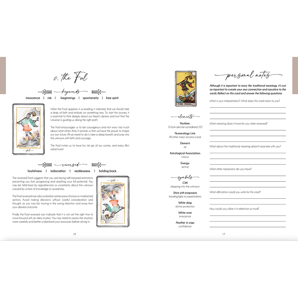 Learn Tarot Bundle Writual Planner