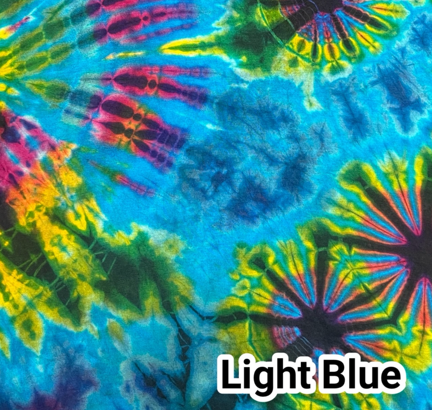 Tie-Dye Ruched Spandex Crop Top | Boho Festival V-Neck Tee Sacred Crystals