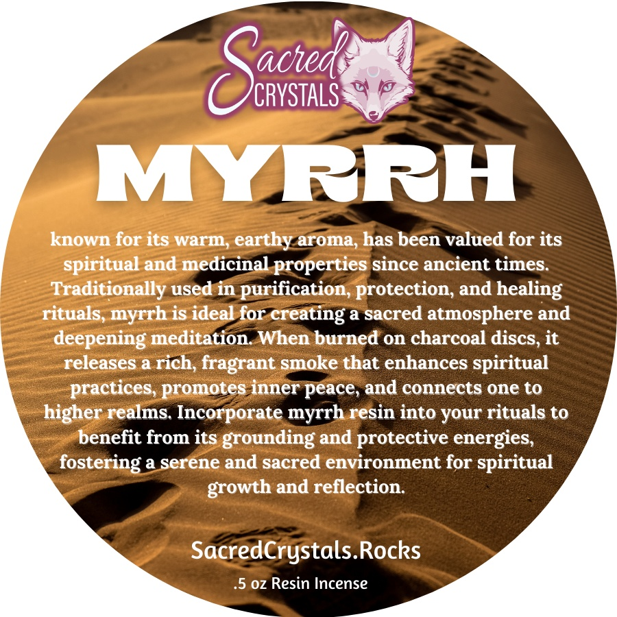 Powerful Resin Incense Sacred Crystals