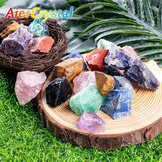 Natural Raw Healing Crystal Mix Midnightt Light