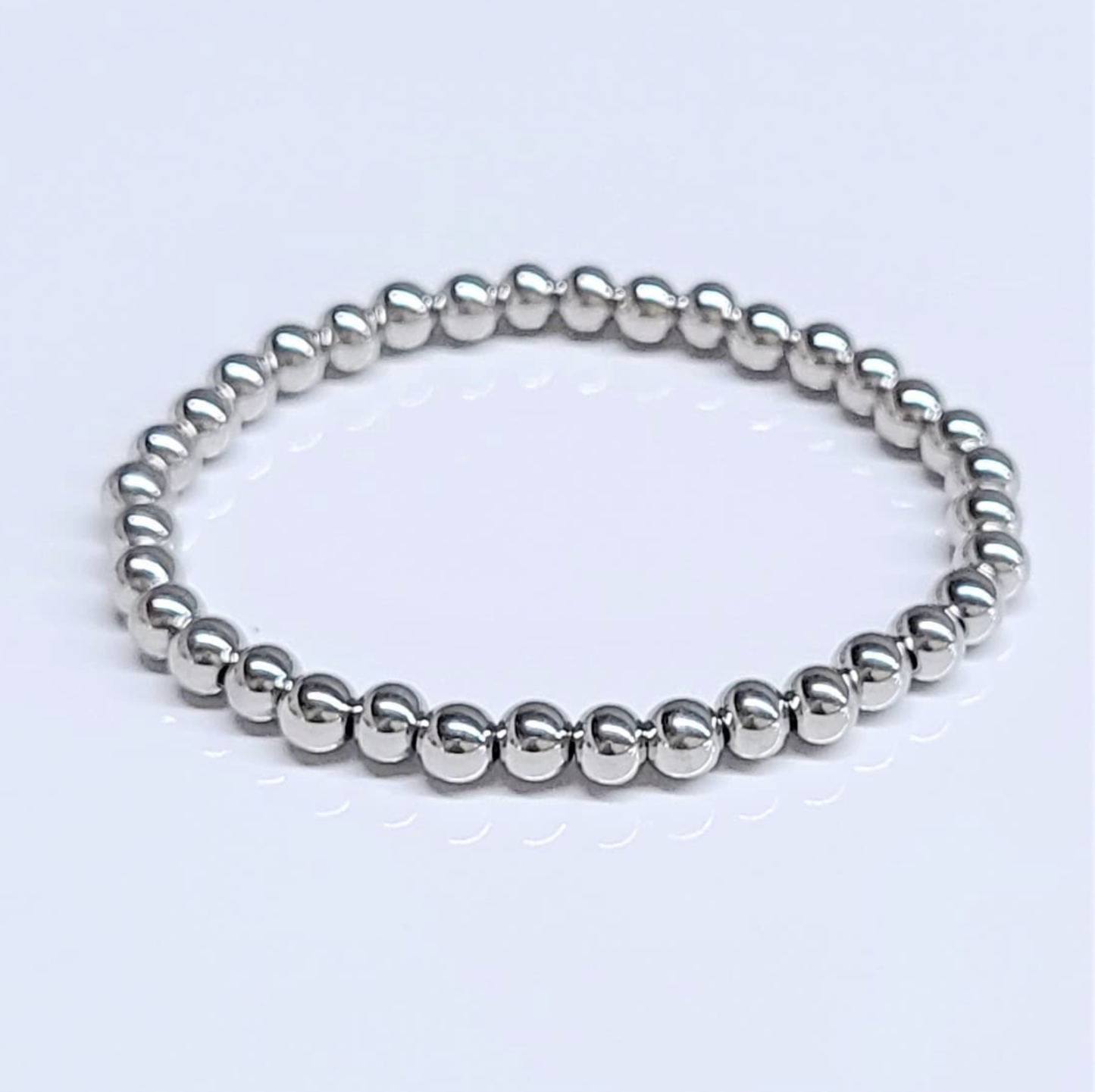 Stainless Steel Round Bead Bracelet - Style Pop Sacred Crystals
