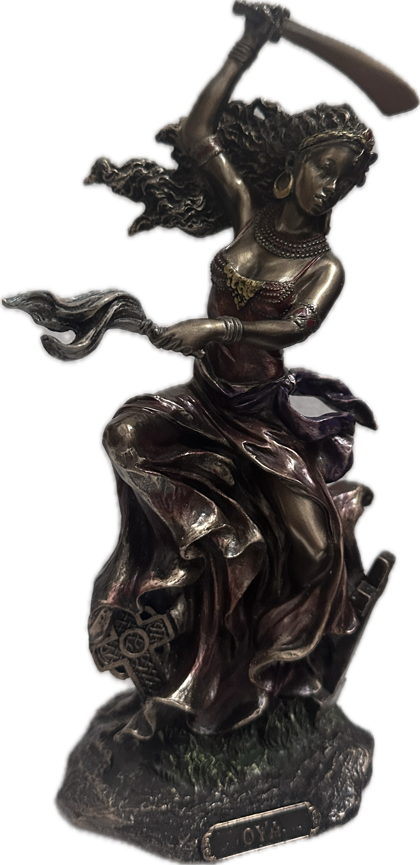 Oya Goddess of Wind, Storm and Transformation (Dancing) Sacred Crystals