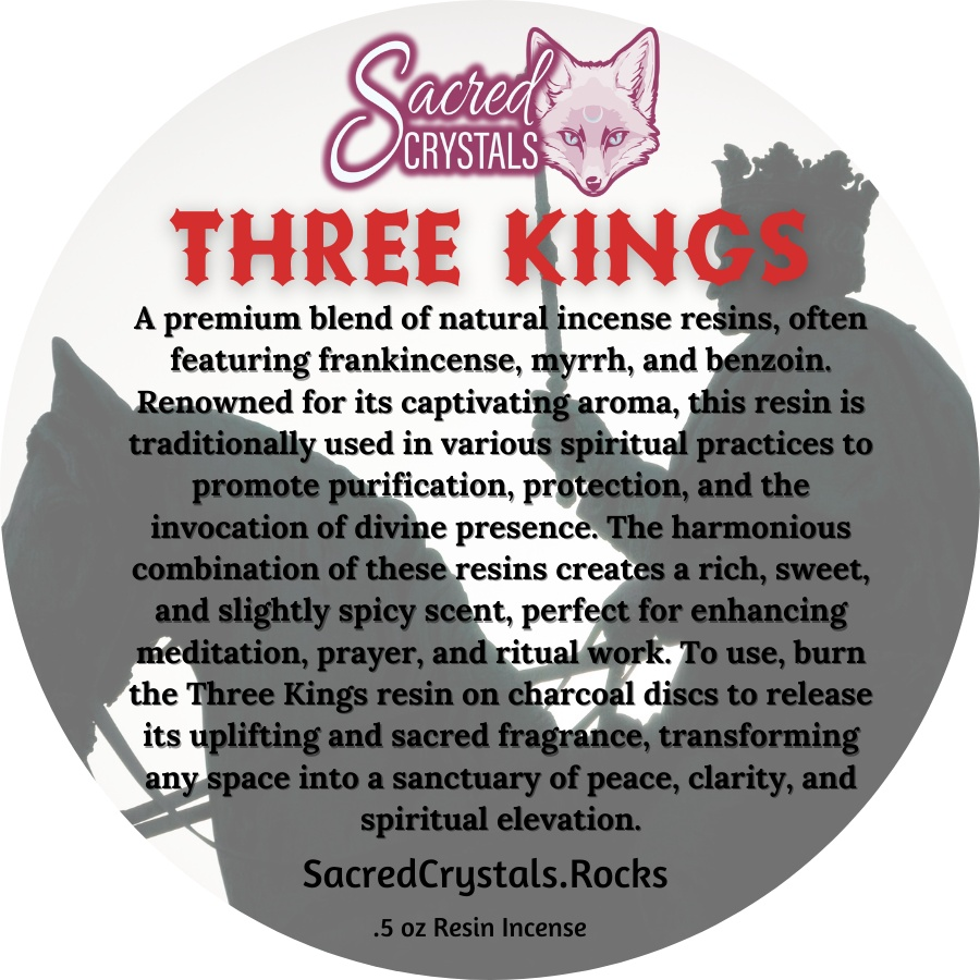 Powerful Resin Incense Sacred Crystals