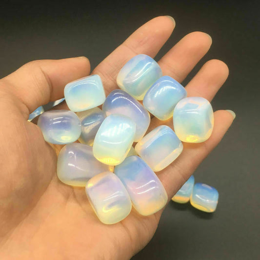 Natural Opal Large Grain Raw Stone Midnightt Light