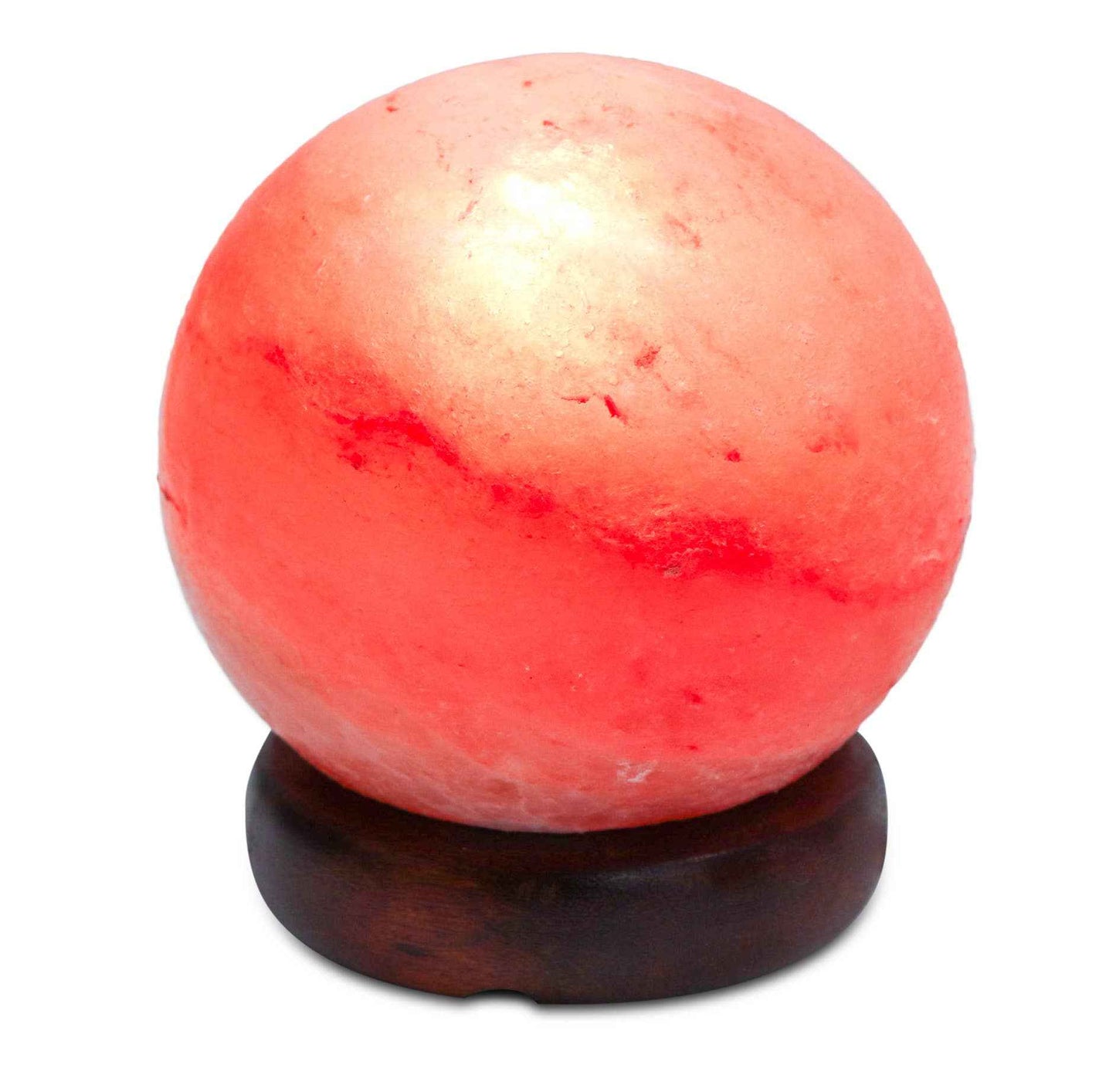 Mini Globe Shape Salt Lamp 5" Diameter Sacred Crystals