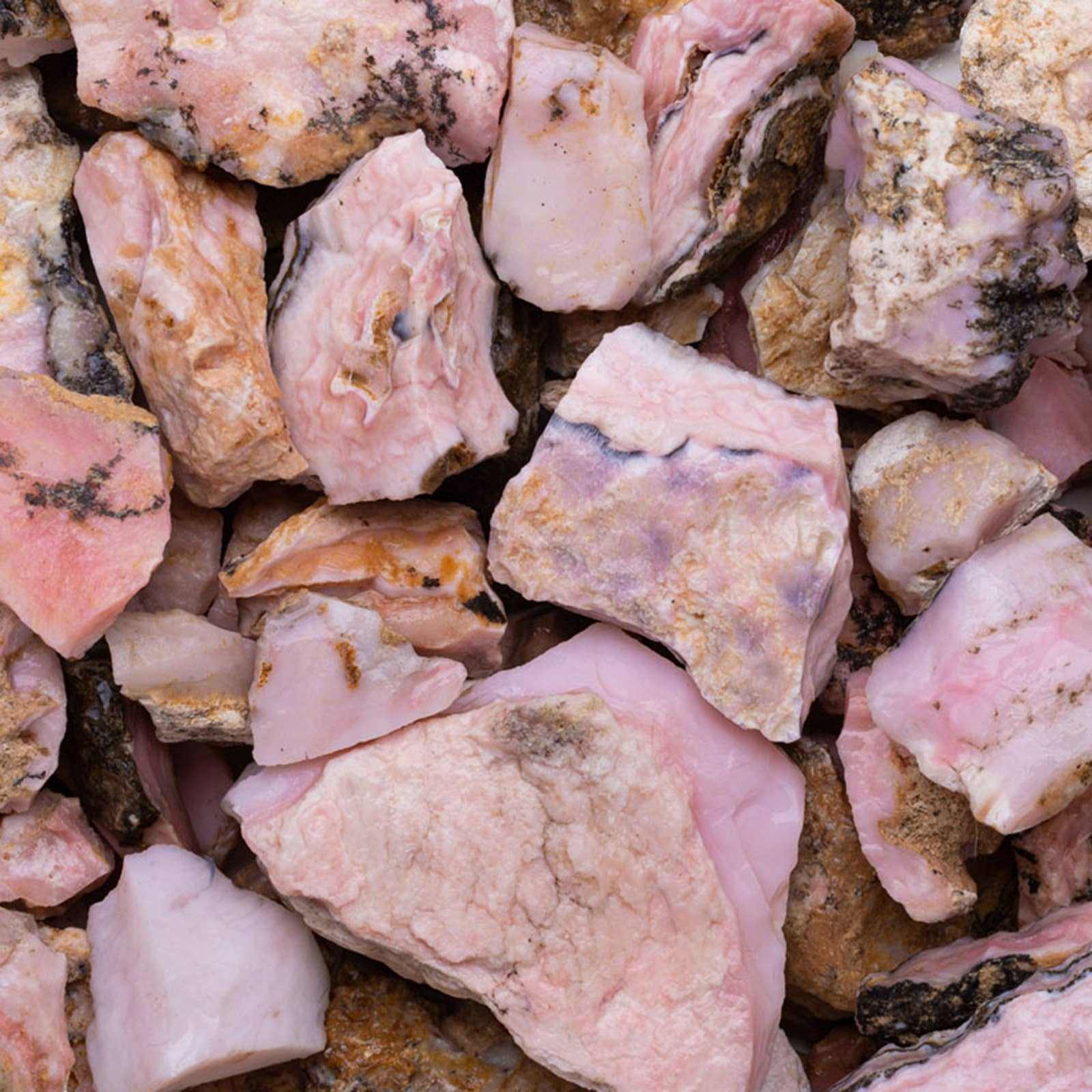 Rough Pink Opal – Raw Stone from Peru Sacred Crystals