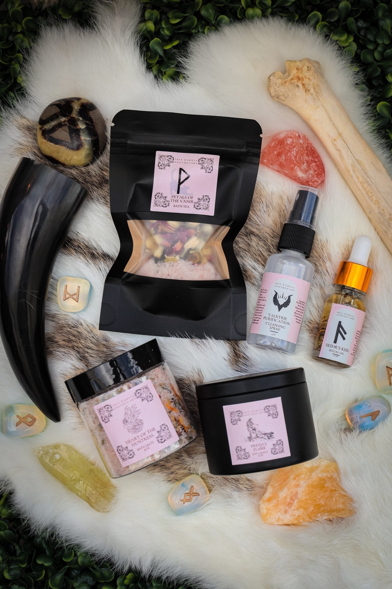 Freyja Ritual Kit – Norse Goddess of Love, Magic & Empowerment Iris Dahlia Apothecary