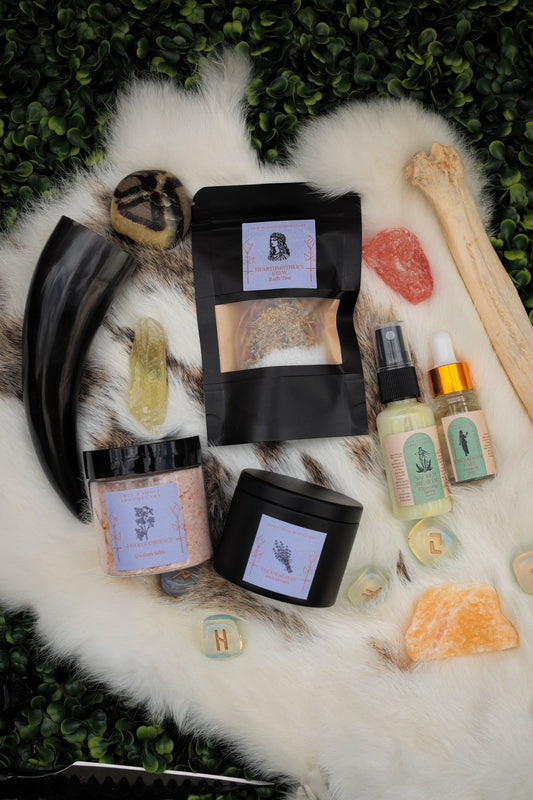 🔮 Frigg Ritual Kit – Norse Goddess of Hearth, Fate & Family Iris Dahlia Apothecary