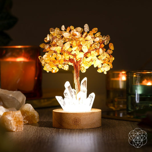 Golden Lamp of Wealth - Citrine Tree Conscious Items
