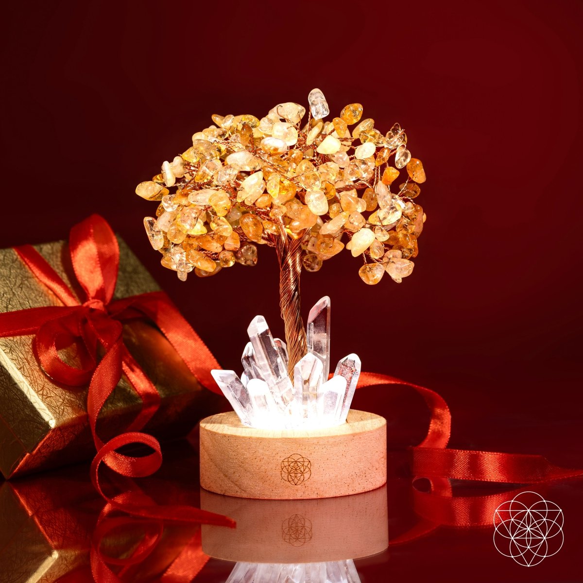 Golden Lamp of Wealth - Citrine Tree Conscious Items