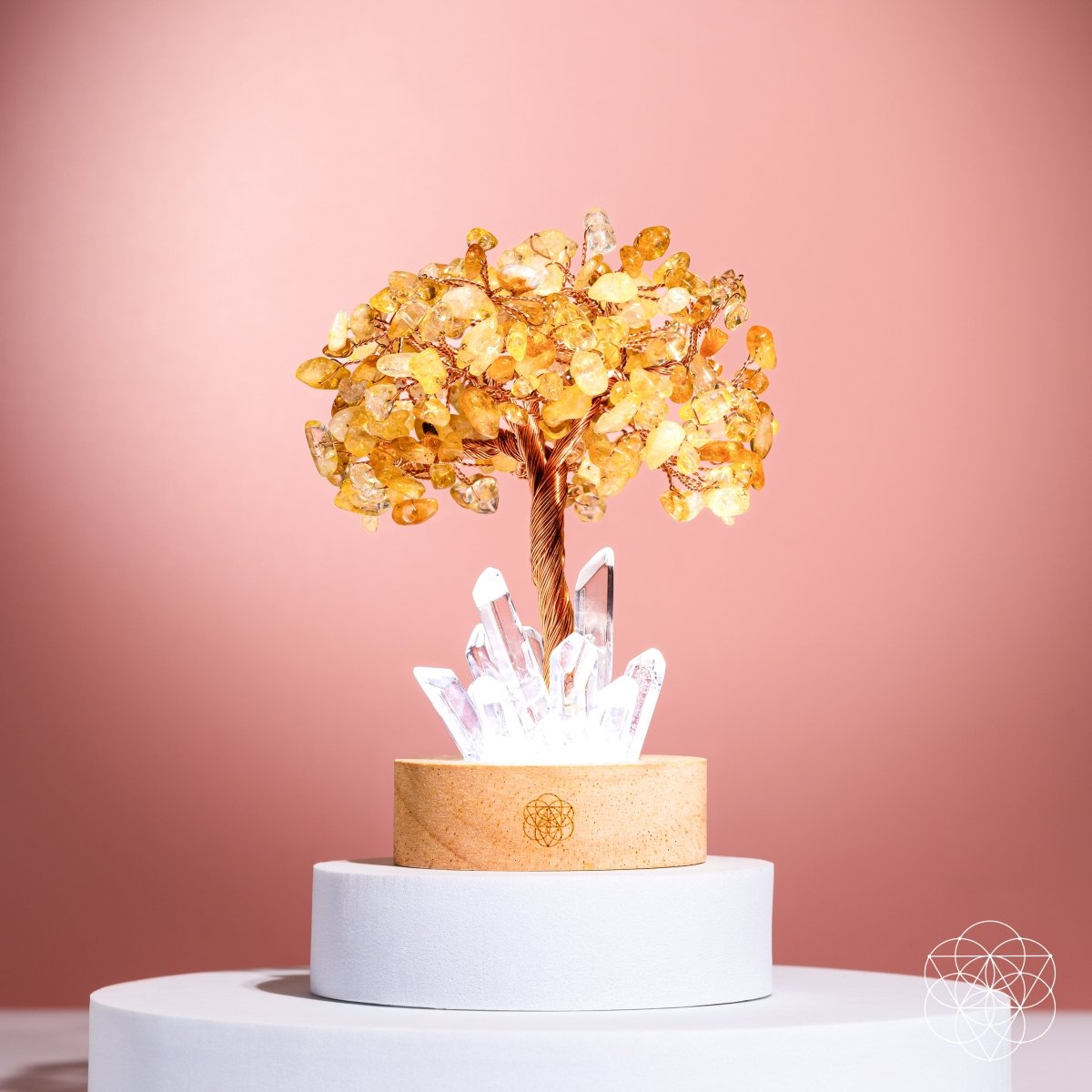 Golden Lamp of Wealth - Citrine Tree Conscious Items
