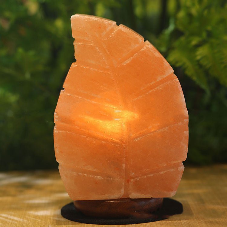 Leaf-Shaped Crystal Lamp Midnightt Light