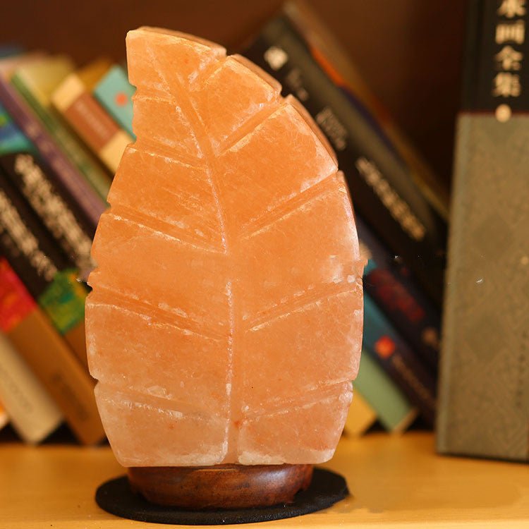 Leaf-Shaped Crystal Lamp Midnightt Light