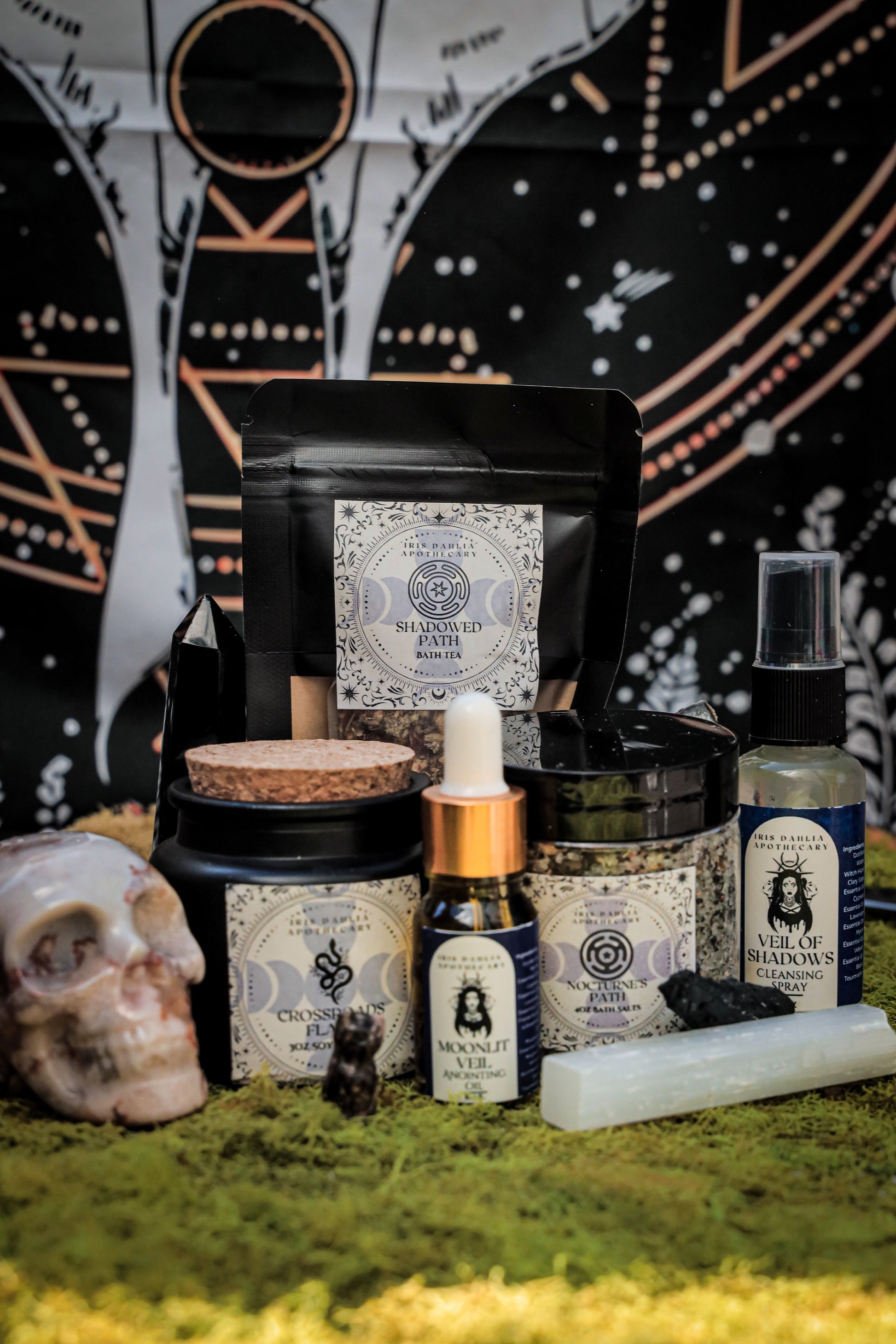 Hecate Ritual Set – Witchcraft Kit for Shadow Work, Protection & Moon Magic Iris Dahlia Apothecary
