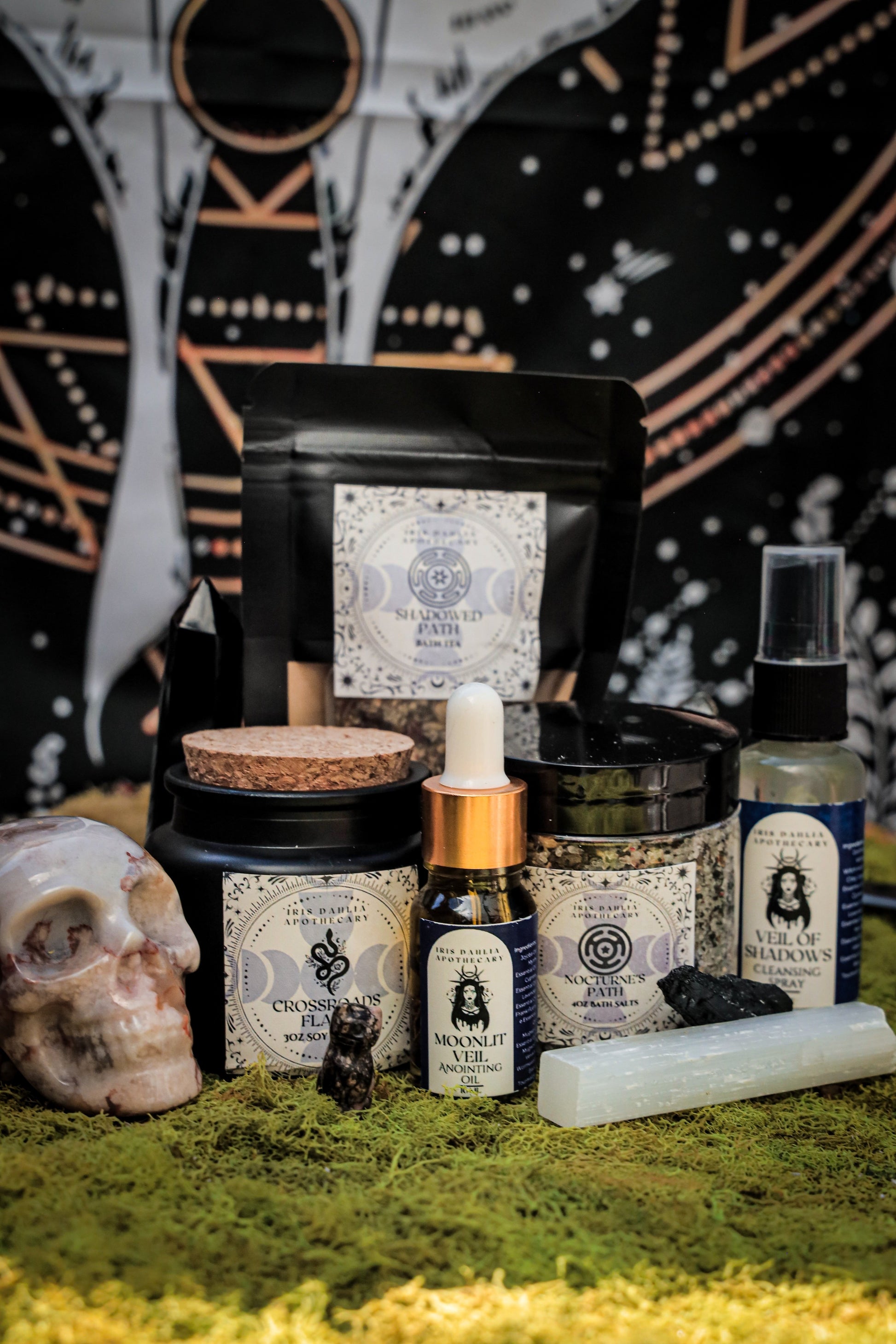 Hecate Ritual Set – Witchcraft Kit for Shadow Work, Protection & Moon Magic Iris Dahlia Apothecary