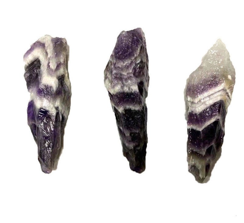 Natural Amethyst Rough Teeth Crushed Crystal Midnightt Light