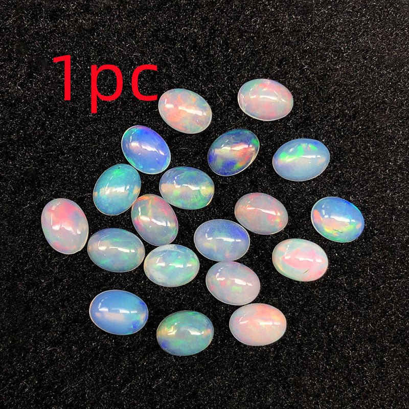 Natural Opal Oval Cabochon Loose Stone Midnightt Light