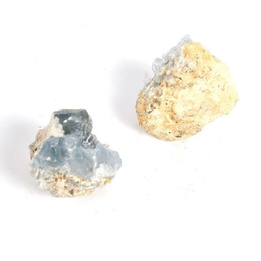 Natural Raw Celestite Crystal Midnightt Light