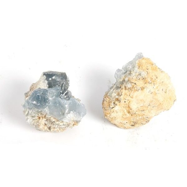 Natural Raw Celestite Crystal Midnightt Light